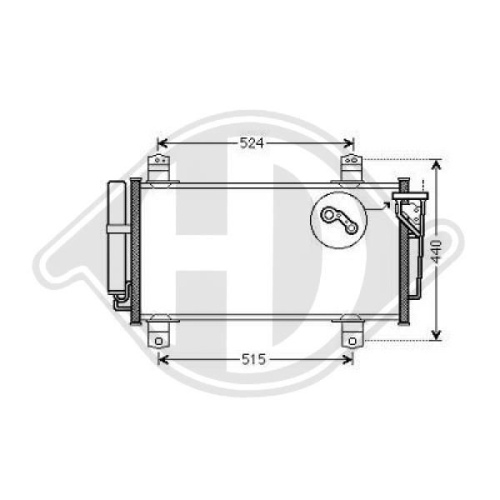 DIEDERICHS Condenser, air conditioning DIEDERICHS Climate