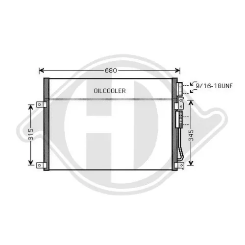 DIEDERICHS Condensor, airconditioning DIEDERICHS Climate