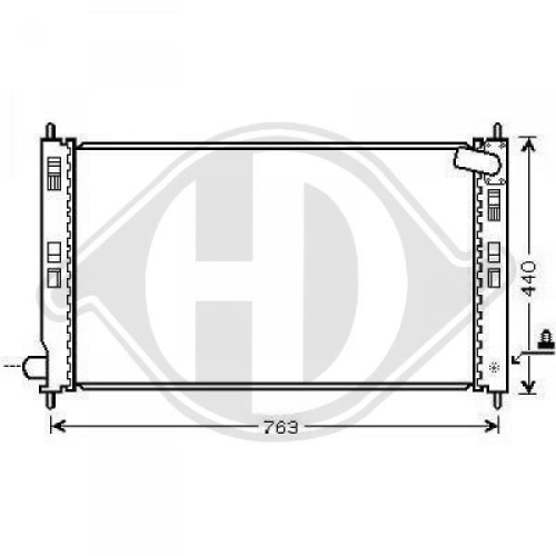 DIEDERICHS Radiator, engine cooling DIEDERICHS Climate