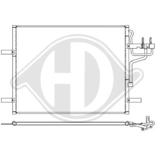 DIEDERICHS Condensor, airconditioning DIEDERICHS Climate