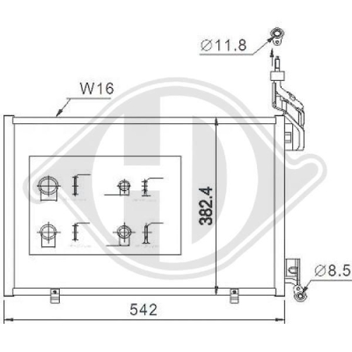 DIEDERICHS Condensor, airconditioning DIEDERICHS Climate