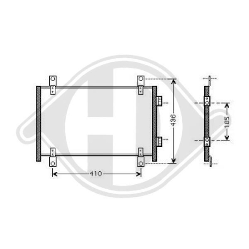 DIEDERICHS Condensor, airconditioning DIEDERICHS Climate