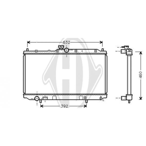 DIEDERICHS Radiator, engine cooling DIEDERICHS Climate