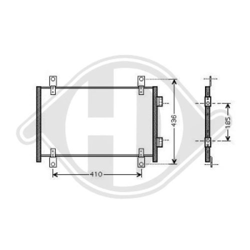 DIEDERICHS Condensor, airconditioning DIEDERICHS Climate