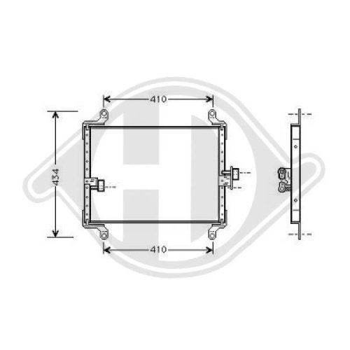 DIEDERICHS Condensor, airconditioning DIEDERICHS Climate