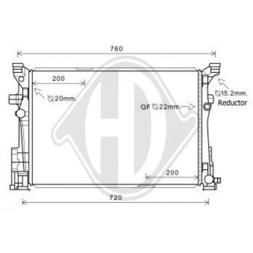 DIEDERICHS Radiator, engine cooling DIEDERICHS Climate
