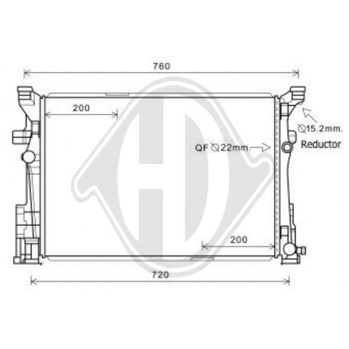 DIEDERICHS Radiator, engine cooling DIEDERICHS Climate
