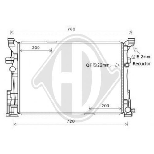 DIEDERICHS Radiator, engine cooling DIEDERICHS Climate