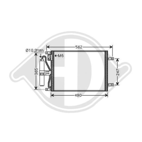 DIEDERICHS Condensor, airconditioning DIEDERICHS Climate