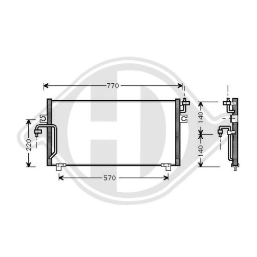 DIEDERICHS Condensatore, Climatizzatore