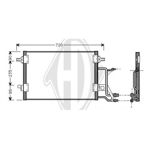 DIEDERICHS Condensor, airconditioning DIEDERICHS Climate