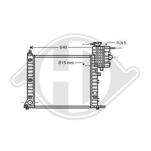 DIEDERICHS Radiator, engine cooling DIEDERICHS Climate