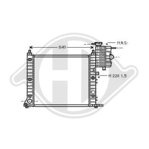 DIEDERICHS Radiator, engine cooling DIEDERICHS Climate