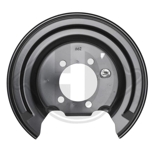 DIEDERICHS Panel rozbryzgiwujący, tarcza hamulcowa