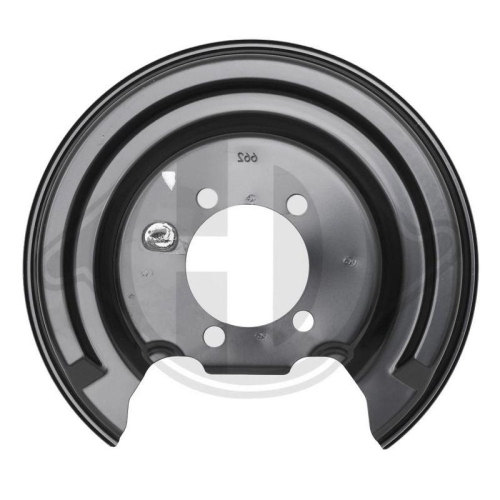 DIEDERICHS Panel rozbryzgiwujący, tarcza hamulcowa