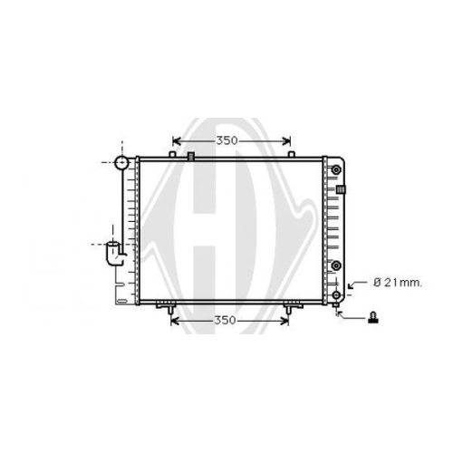 DIEDERICHS Radiator, engine cooling DIEDERICHS Climate