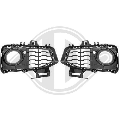 DIEDERICHS Rejilla de ventilación, parachoques HD Tuning