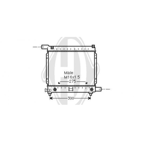 DIEDERICHS Chłodnica, układ chłodzenia silnika DIEDERICHS Climate