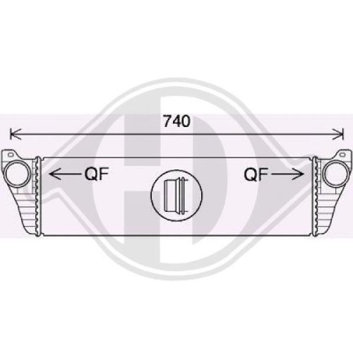 DIEDERICHS Intercooler, inlaatluchtkoeler DIEDERICHS Climate