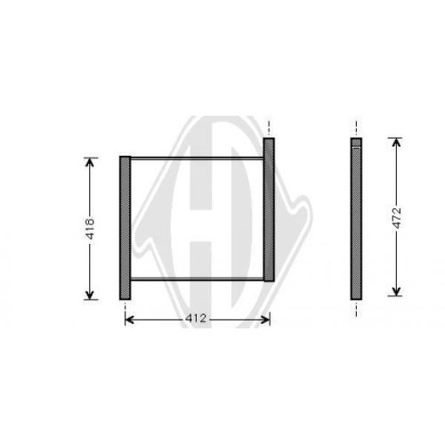 DIEDERICHS Radiateur, refroidissement du moteur DIEDERICHS Climate