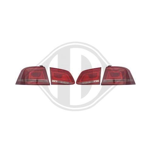 DIEDERICHS Jogo de farolins traseiros HD Tuning