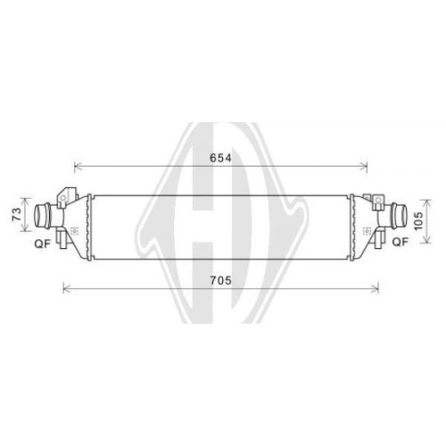 DIEDERICHS Intercooler, échangeur DIEDERICHS Climate