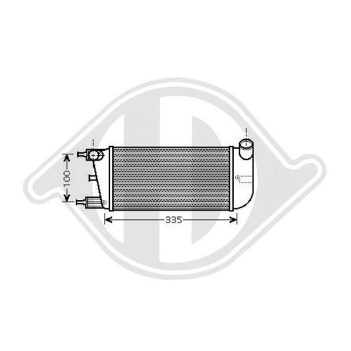 DIEDERICHS Intercooler, inlaatluchtkoeler DIEDERICHS Climate