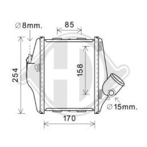 DIEDERICHS Intercooler, échangeur