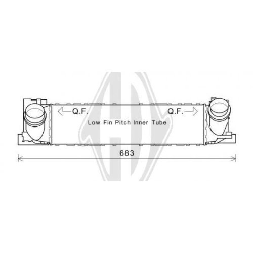 DIEDERICHS Intercooler, échangeur DIEDERICHS Climate