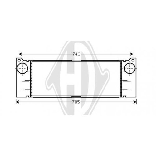 DIEDERICHS Intercooler, inlaatluchtkoeler DIEDERICHS Climate