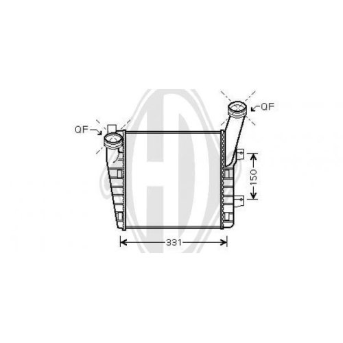 DIEDERICHS Intercooler, échangeur DIEDERICHS Climate