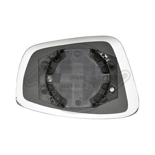 DIEDERICHS Cristal de espejo, retrovisor exterior