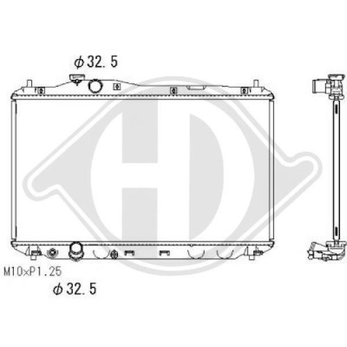 DIEDERICHS Radiator, engine cooling DIEDERICHS Climate