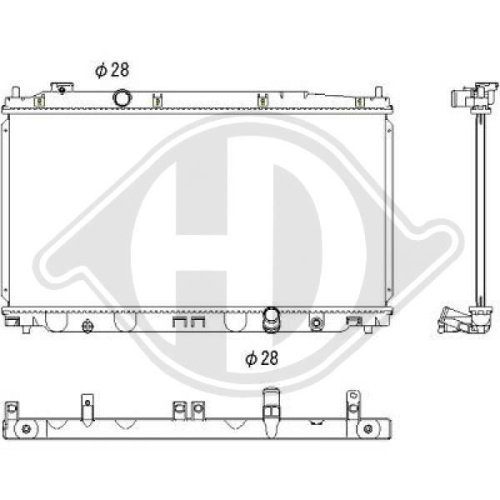 DIEDERICHS Radiator, engine cooling DIEDERICHS Climate