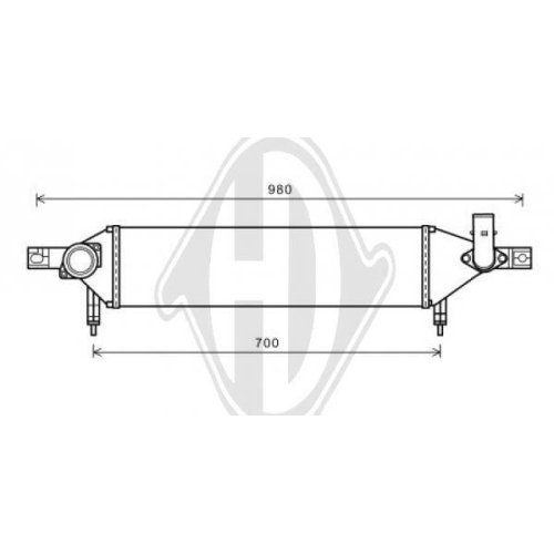 DIEDERICHS Intercooler, échangeur DIEDERICHS Climate