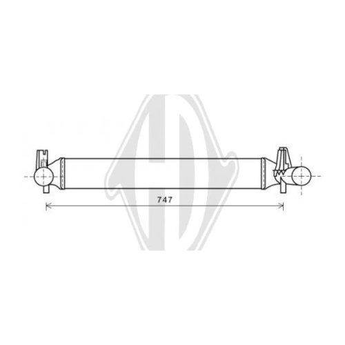 DIEDERICHS Intercooler, inlaatluchtkoeler DIEDERICHS Climate