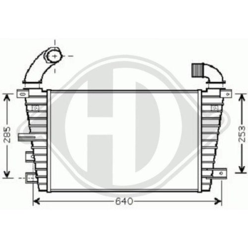 DIEDERICHS Intercooler, échangeur DIEDERICHS Climate