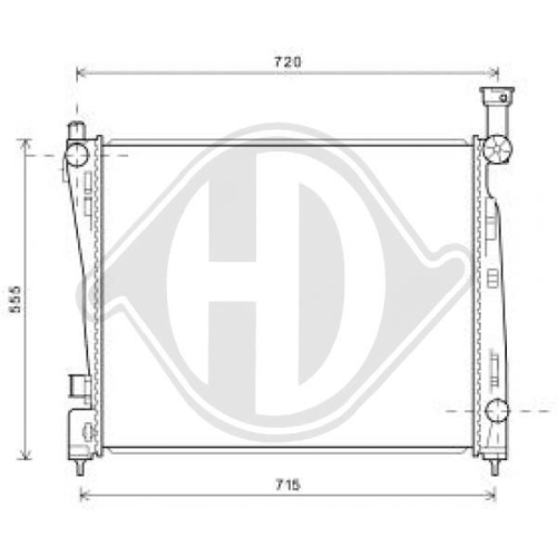 DIEDERICHS Radiator, engine cooling DIEDERICHS Climate