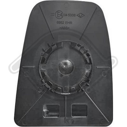 DIEDERICHS Vidro de espelho, espelho retrovisor exterior DIEDERICHS Vidro de espelho, espelho retrovisor exterior