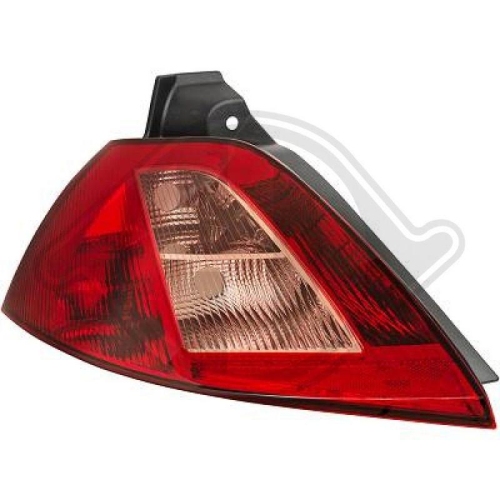 DIEDERICHS Vidro de espelho, espelho retrovisor exterior