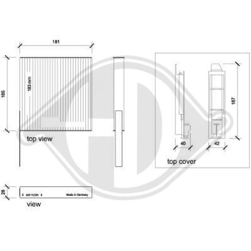 DIEDERICHS Radiador, refrigeración del motor DIEDERICHS Climate