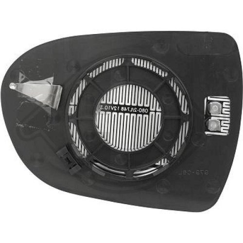 DIEDERICHS Cristal de espejo, retrovisor exterior