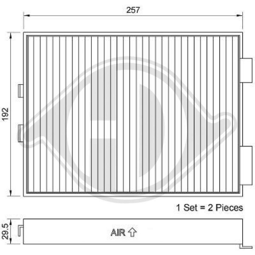 DIEDERICHS Radiateur, refroidissement du moteur DIEDERICHS Climate