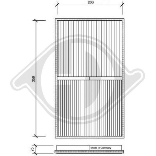 DIEDERICHS Radiateur, refroidissement du moteur DIEDERICHS Climate