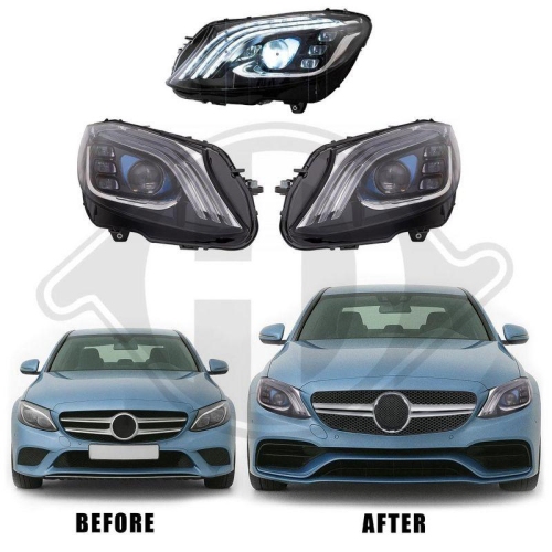 DIEDERICHS Jogo de faróis principais HD Tuning