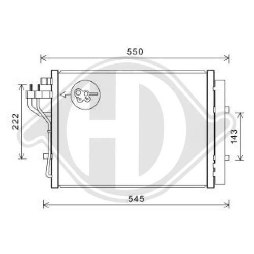 DIEDERICHS Ventilateur, refroidissement du moteur DIEDERICHS Climate