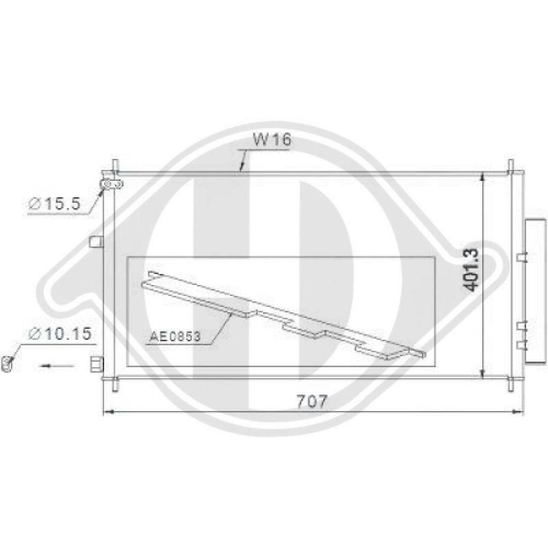 DIEDERICHS Ventilador, refrigeración del motor DIEDERICHS Climate