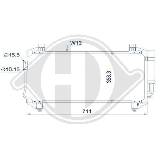 DIEDERICHS Ventilador, refrigeração do motor DIEDERICHS Climate