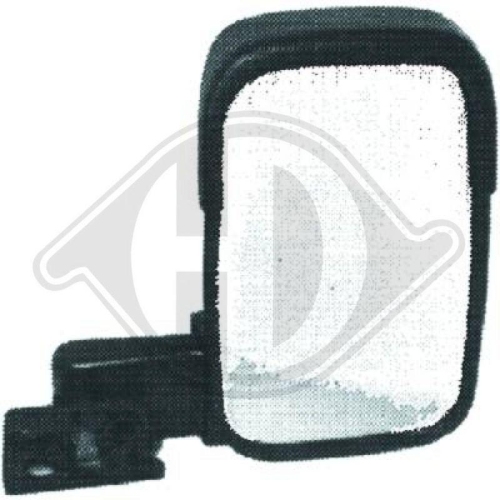 DIEDERICHS Verre de rétroviseur, rétroviseur extérieur
