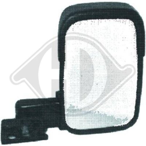 DIEDERICHS Cristal de espejo, retrovisor exterior